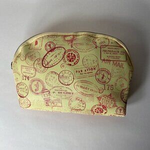 Ipsy World Traveler Passport Stamp Makeup Travel Bag